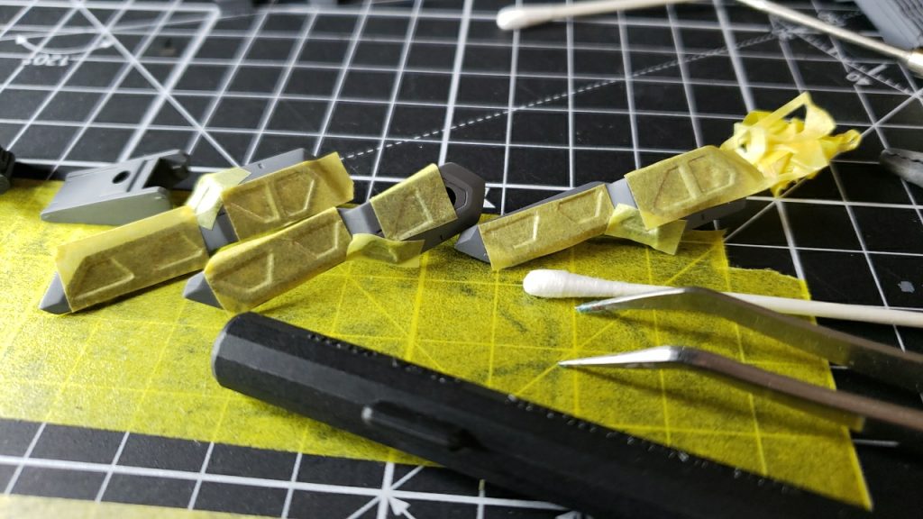 エアリアルリビルドの背中についてるスラスターみたいなやつを作ってみた(*´・д・)*´。_。)ゥミュ