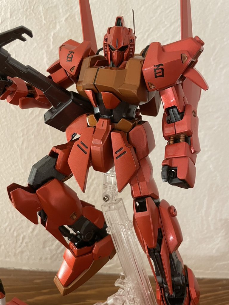 スミ入れとアンテナと肩を変更。あとはそのままです！