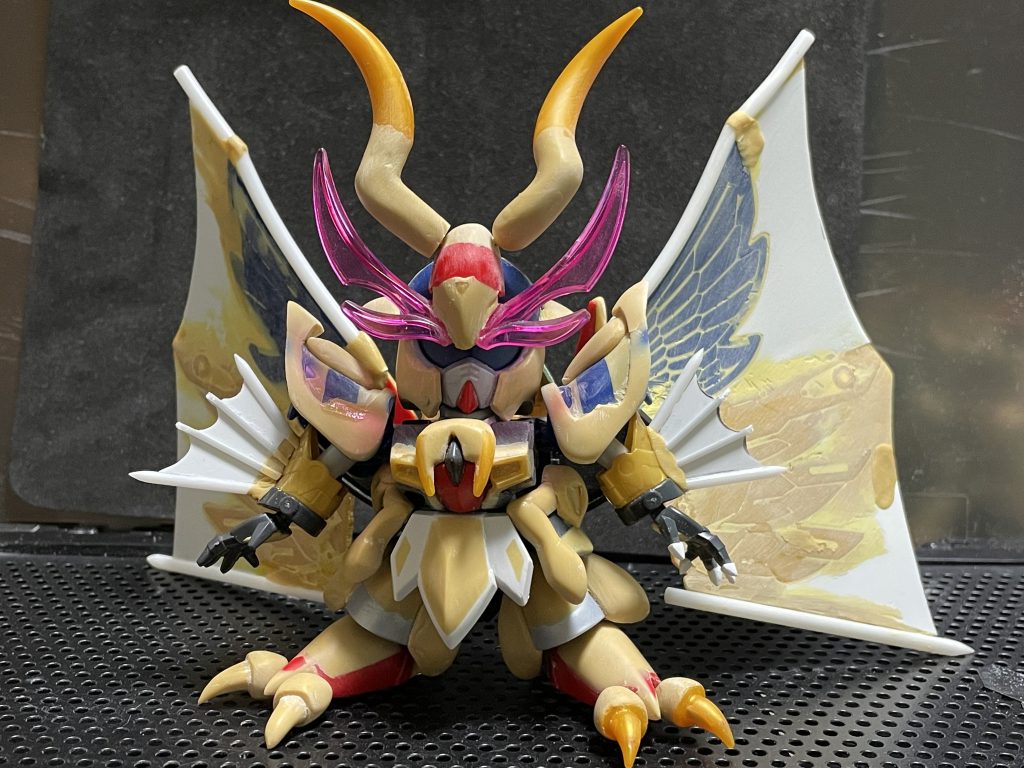 羽に着手。ここから盛り削りを繰り返しました。