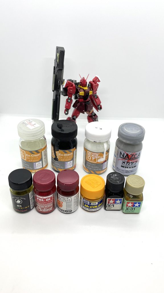 使用した塗料です。