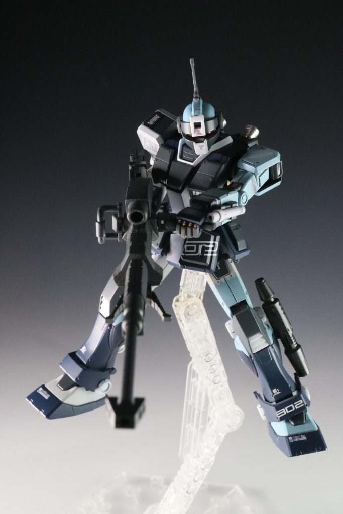 スナイパーライフルは(ガードカスタムの盾ぐらいの)インパクトが欲しかったので、ちょっと大きめの物を30MMのパーツからササっと組み立て