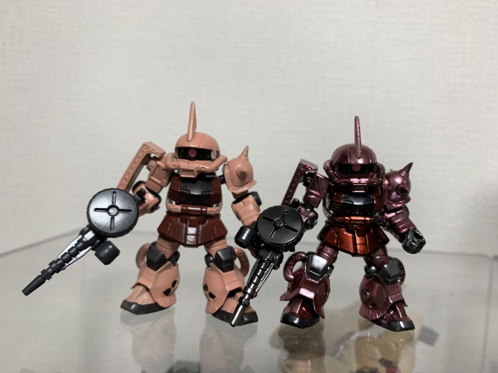 モビルスーツアンサンブル　シャア専用ザクⅡ–5枚目/制作者：ガシャポン魂