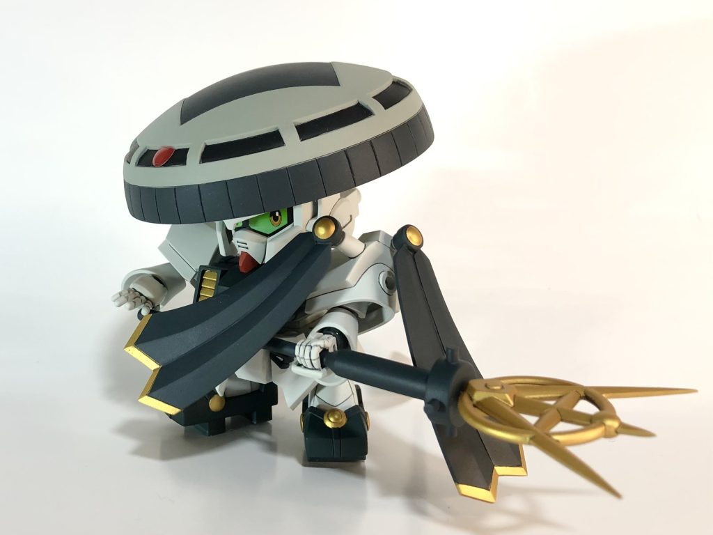 肩の布？はプラ板で作り、なびいて見えるようにしています。