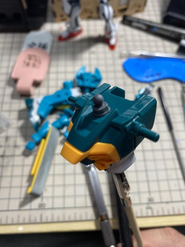 胴体部分は段落ちで誤魔化し