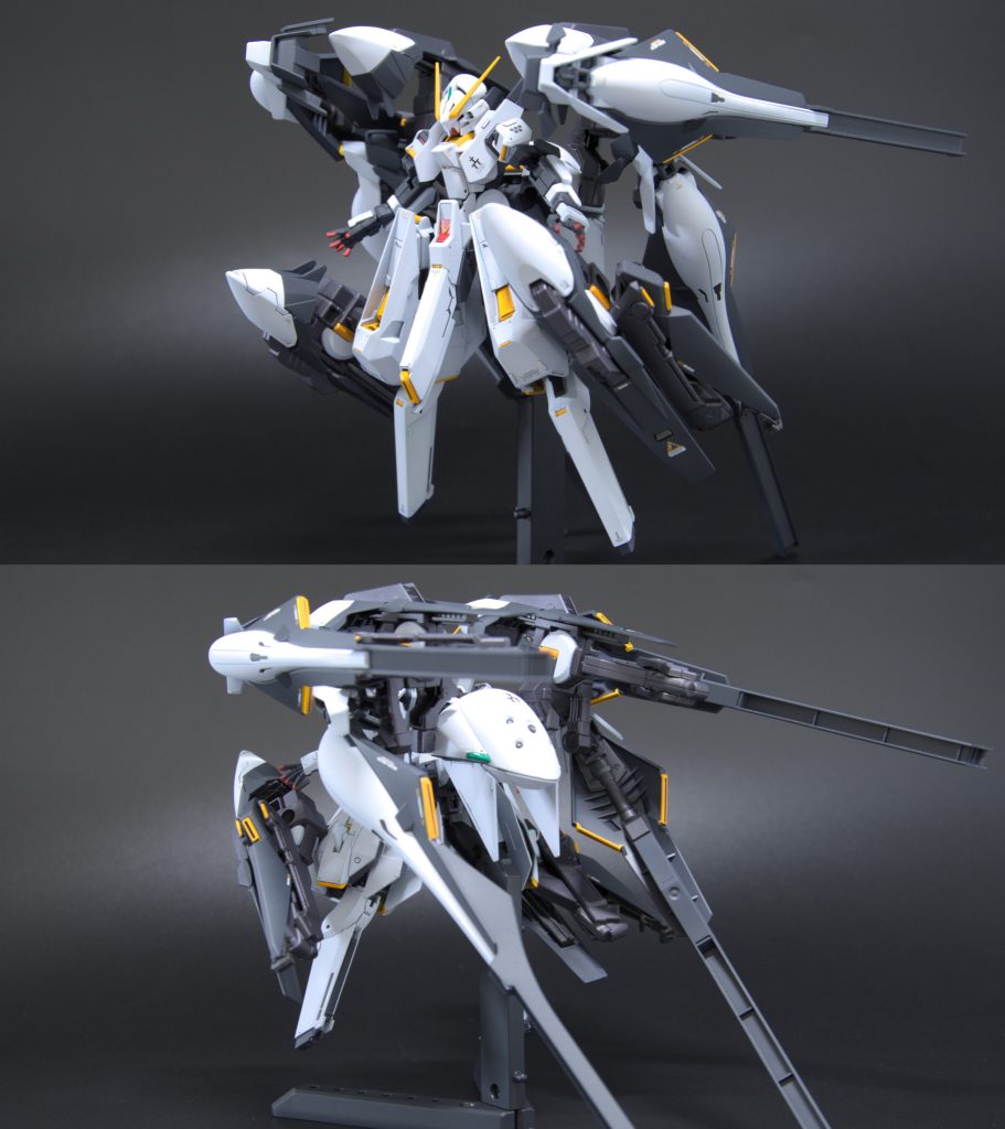 さすがに重量過多なのでウィンチキャノンを支えにしないと姿勢が安定しないです(笑)