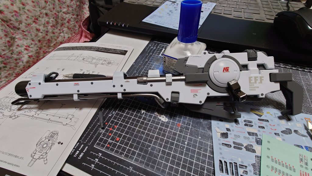 RG 1/144 Hi-νガンダム専用ハイパー・メガ・バズーカ・ランチャー–5枚目/制作者：ヒデ