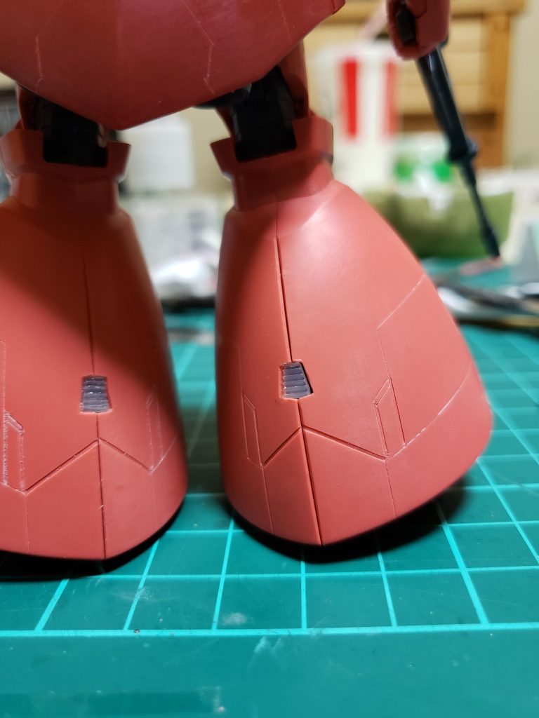 スジボリは0.15と0.3でメリハリを出しました