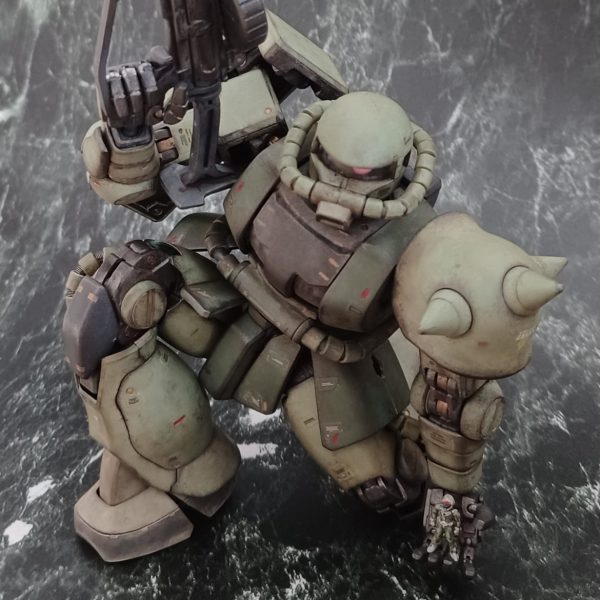 MG MS-06J 量産型ザク Ver.2.0 × 陸戦ウェザリング