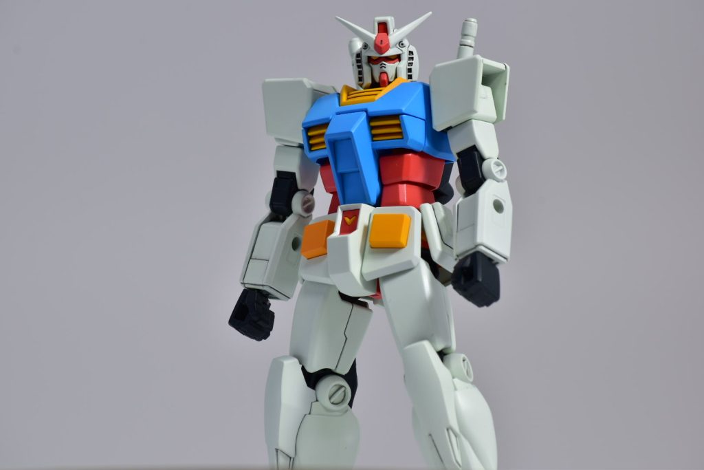 EGガンダムの説明書と同じ構図で。