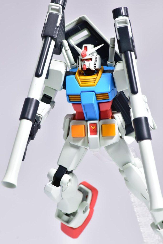 Wバズーカで最終決戦仕様。これがやりたかった。バズーカの塗り分けは写真ではわかりませんが、かなり難しく汚くなってしまいました。笑