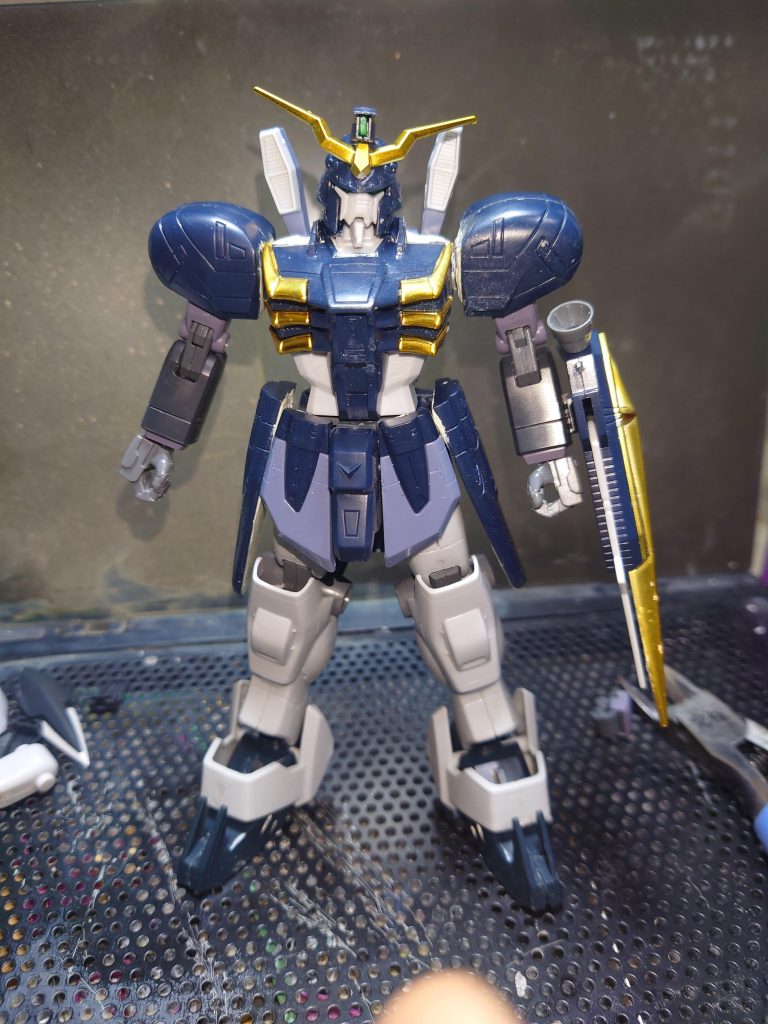 MGデスサイズの腕部をミキシング