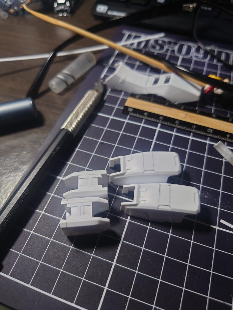 プラ板で少しディテールアップ