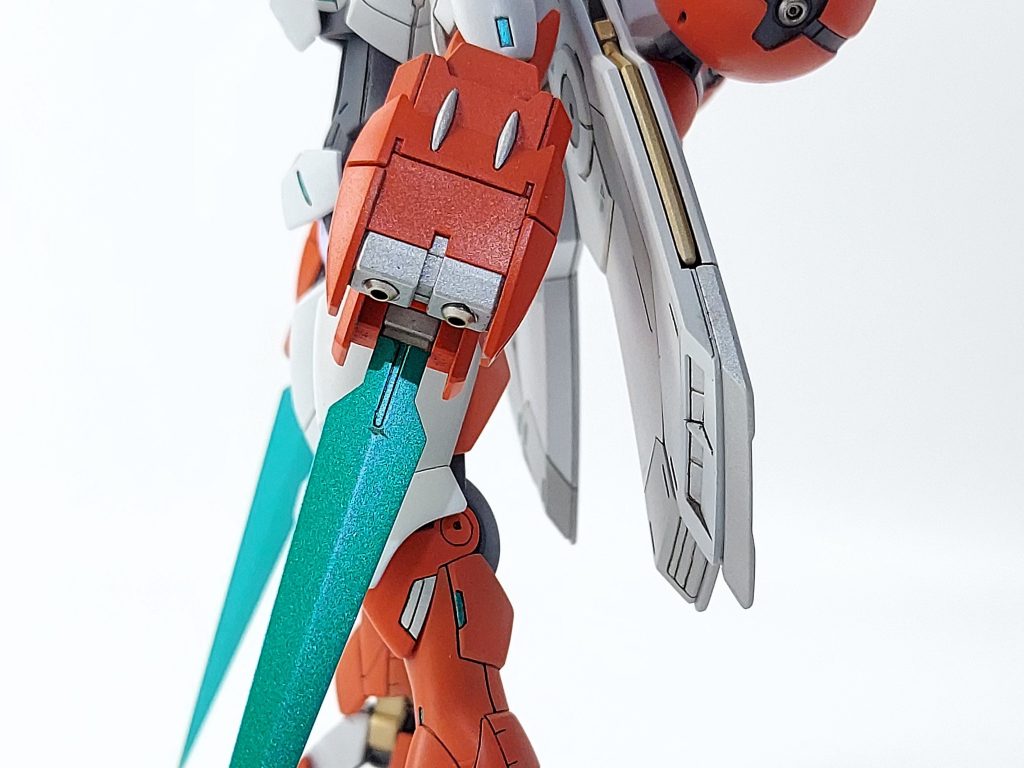 ベイオネット銃口にもパーツを埋め込みました