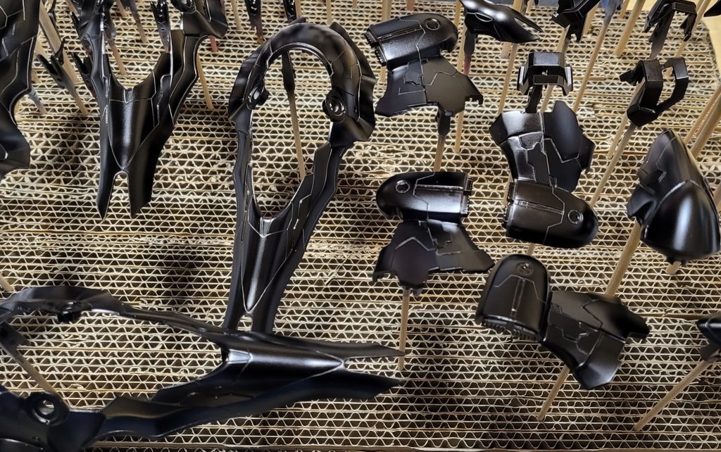 グラデーション塗装の1層目