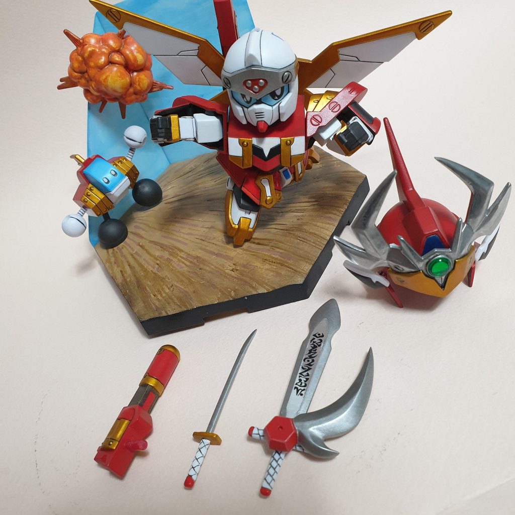 各部は固定されており、武器や兜は解除できます。