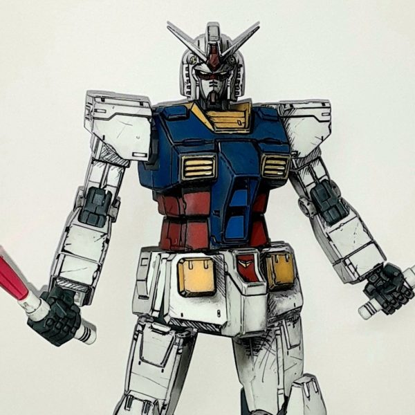 EGガンダムアニメ塗り｜Gundamdamdamさんのガンプラ作品｜GUNSTA（ガンスタ）