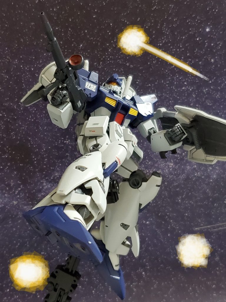 混戦が続く中、ついにアナベル・ガトーの駆るガンダム2号機の位置が判明👀❗なんと少数部隊で暗礁宙域を抜け、コンペイトウ防空ラインに突入したのである😱❗ハインツ・ベア大尉はフルバーニアン全開でガンダム2号機へ向かう😎✨