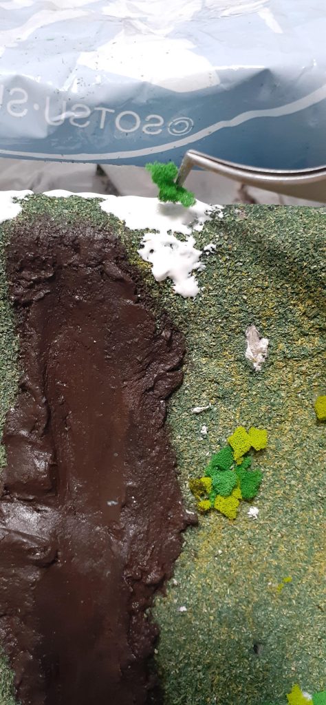 全て百均グッズで地面も仕上げました。