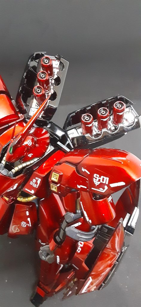 エアブラシ全塗装２作目　HGサザビー–5枚目/制作者：@truste39