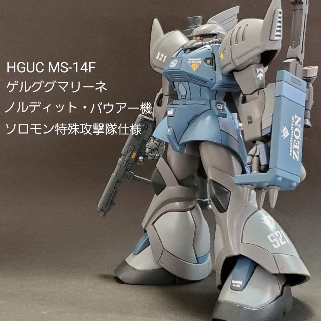 HGUC ゲルググマリーネ(ノルディット・バウアー機)｜mototti (モトッチ)さんのガンプラ作品｜GUNSTA（ガンスタ）