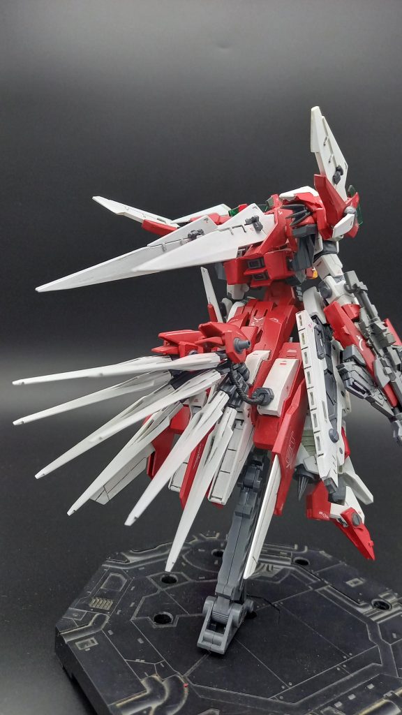 後ろ姿、ライトニングユニット改造です