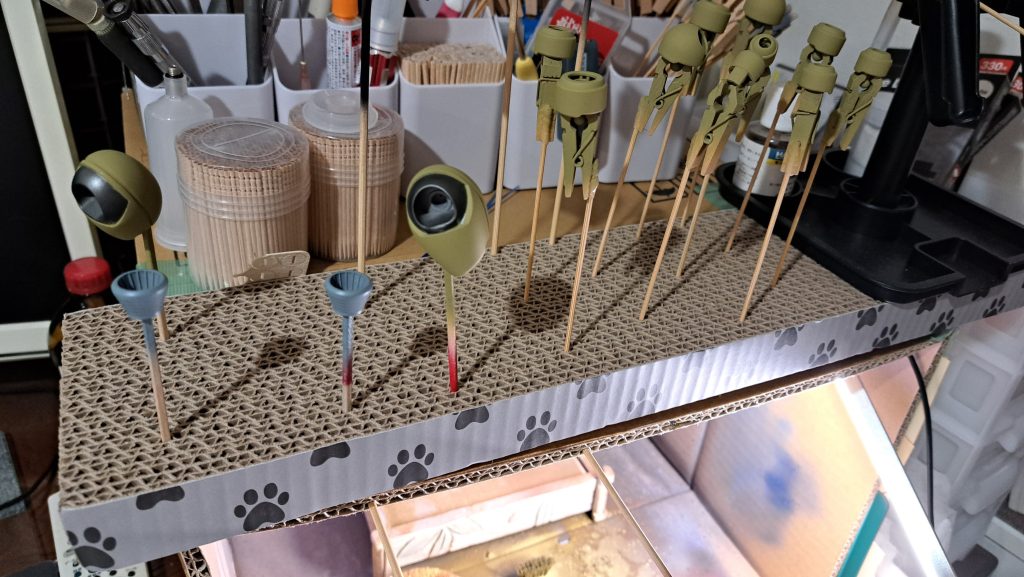 道具のほとんどはダイソー製です