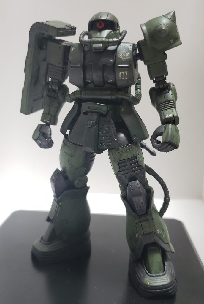 もともと破損しているデザインなので、ボロボロ感出るようにイメージしました。だいぶ暗い色合いになったけど、これはこれで好きです。