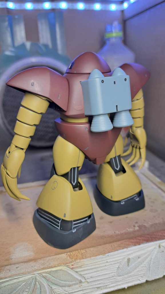 トップコートで艶消した後に墨入れたら、シンナーで拭いた部分がアレな感じになってしまったしかもライトグレーの墨がいかんともしがたく