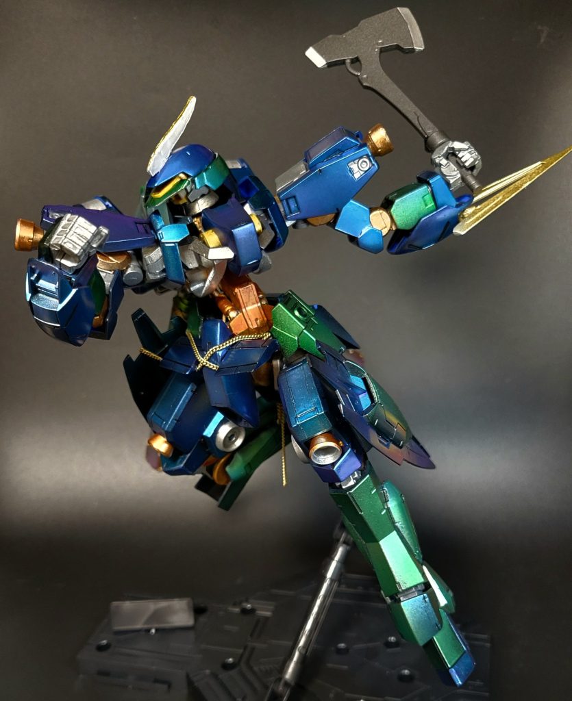 バトルアックスで戦う姿