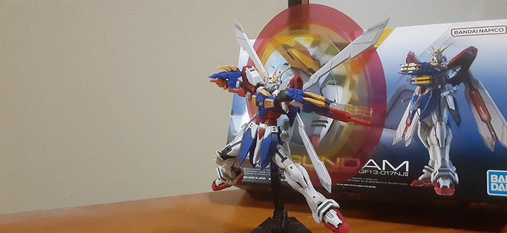 「俺のこの手が真っ赤に燃える‼️　　勝利を掴めと轟き叫ぶ‼️爆熱、ゴッド・フィンガーーー‼️」 