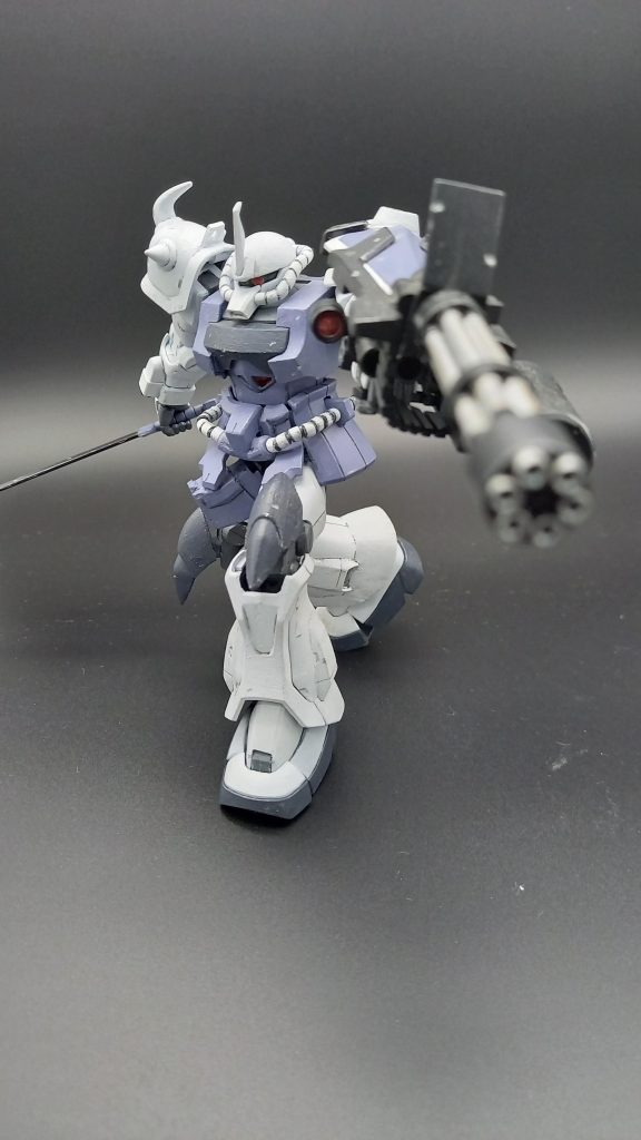 HGUCグフカスタム[イザークカラー]–4枚目/制作者：パイルばんかー