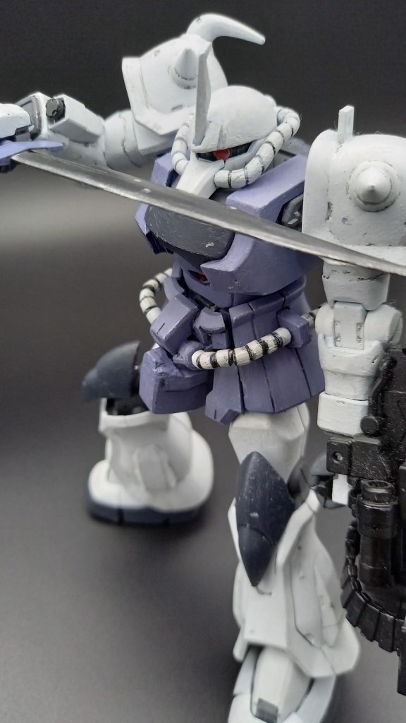 HGUCグフカスタム[イザークカラー]–3枚目/制作者：パイルばんかー