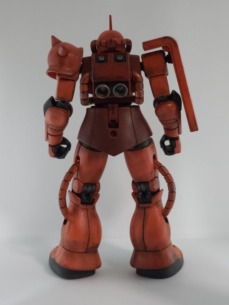 シャア専用ザクII　ウェザリング仕上げ–3枚目/制作者：@shiva2