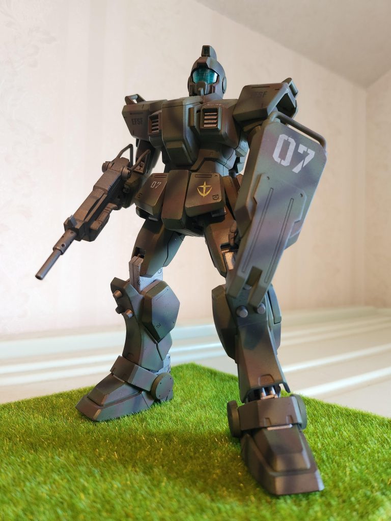 当該機は、ジオン軍第一次降下作戦を戦い抜き、ジャブローでメンテナンス後、ジャブロー直衛部隊の所属として迷彩塗装を施された。