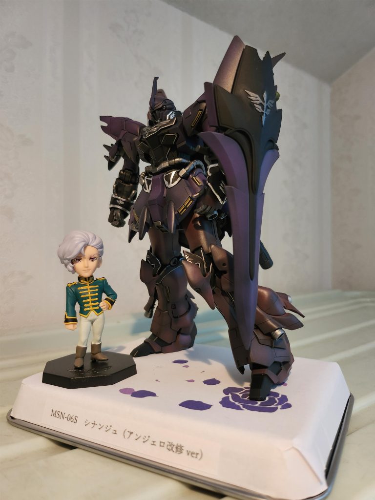 色合いが、アンジェロの怨念がこもった感じになり、思った通りになりました。できればローゼンズールを手に入れてミキシングしたかったのですが、手に入らず残念です。とにかくアンジェロのキャラが大好きですね。