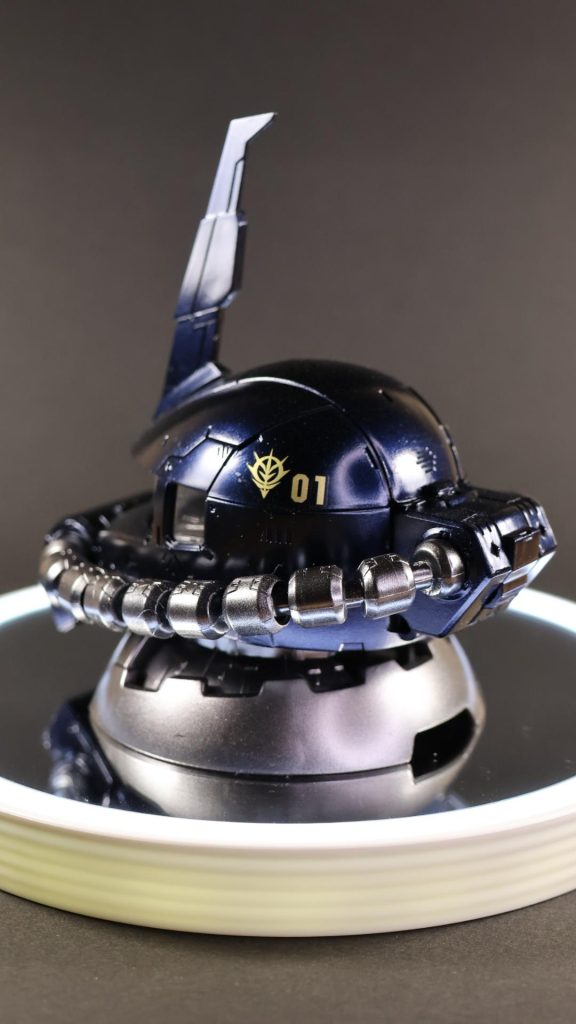 撮影用リングライトがそのまま映り込む程度に磨けているようです