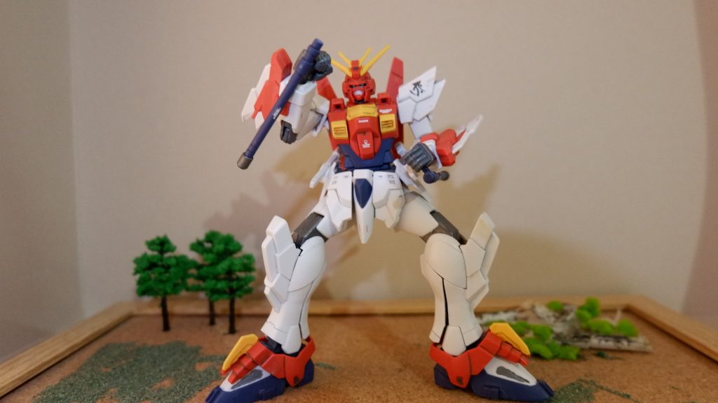 トンファーを構えて