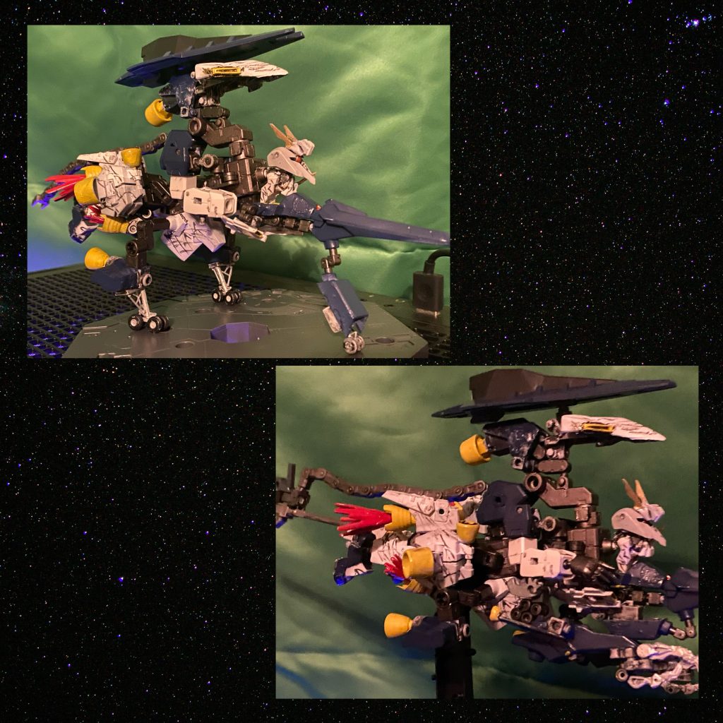 ランディングギア付きのMA形態。