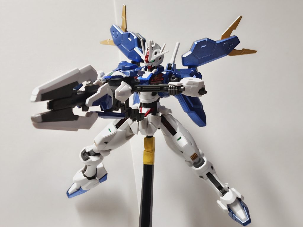 ガンビットライフル。フライトユニットの黄色フィンが良いアクセントになってると思います。 