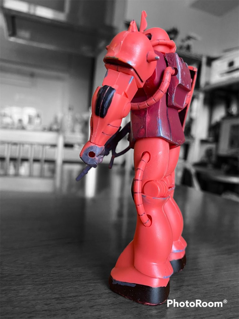 旧キット　シャア専用ザク1/144–5枚目/制作者：@jhonkosu