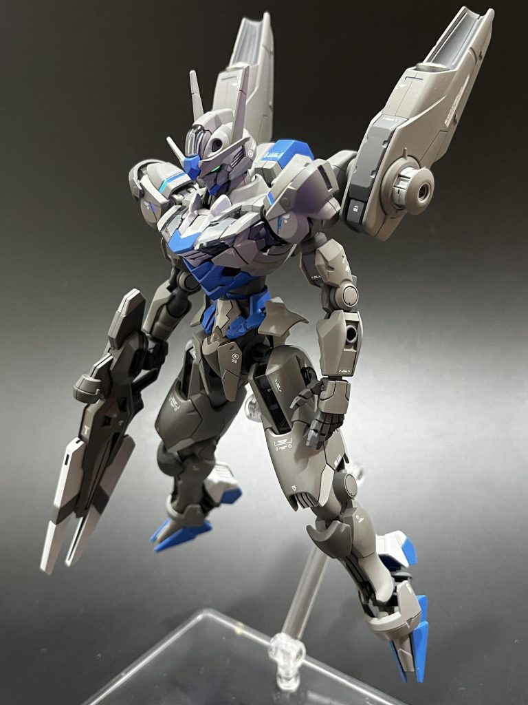 付属のライフル装備にて