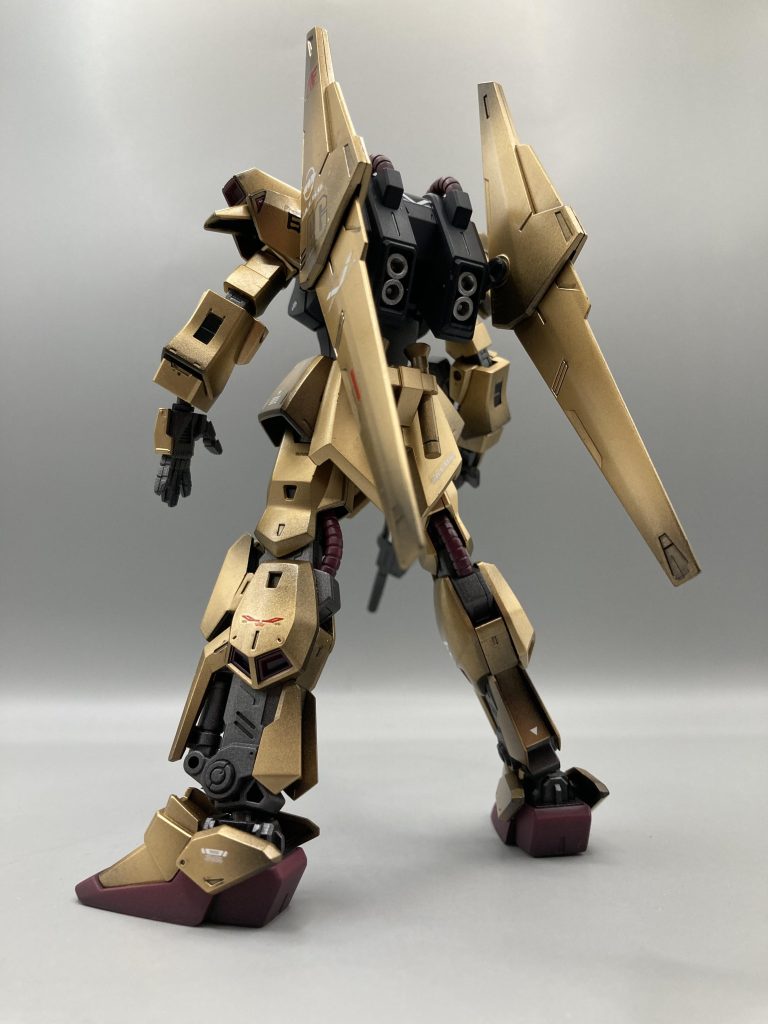 バックショット。、百式のカッコ良さは、やはり背中にありますね!