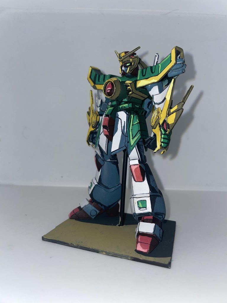 旧キットドラゴンガンダム アニメ塗り–3枚目/制作者：NbHaruto