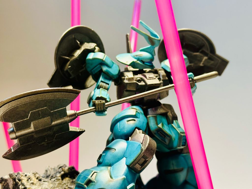 いつものウェザリングとリキッドのフォルタリングでボックスアート風ディランザ