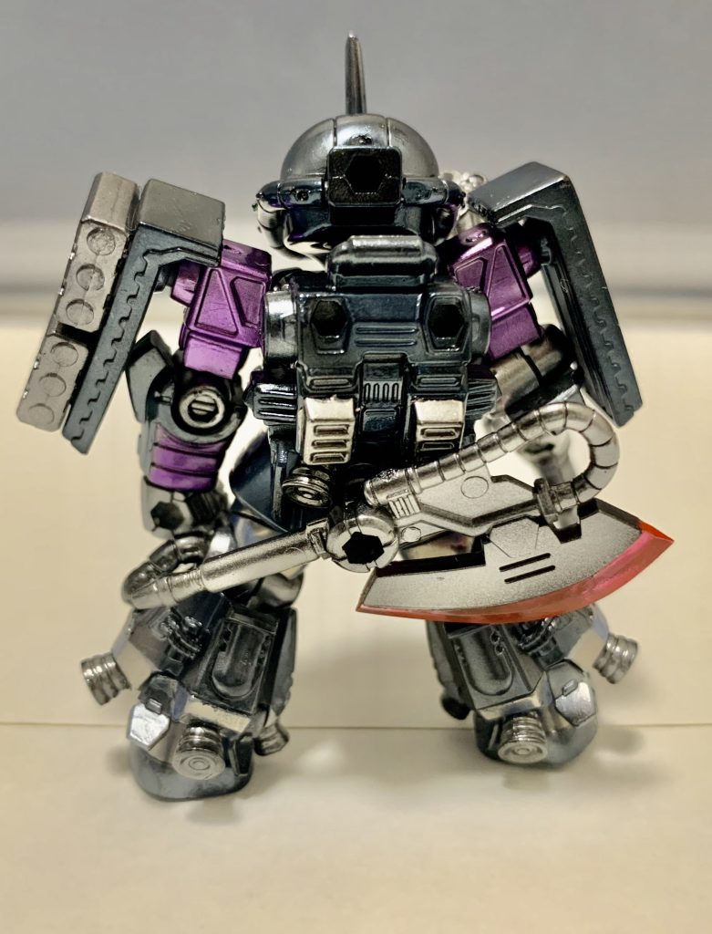 モビルスーツアンサンブル　ガイア専用高機動型ザクⅡ(オリジン版黒い三連星仕様)–3枚目/制作者：ガシャポン魂