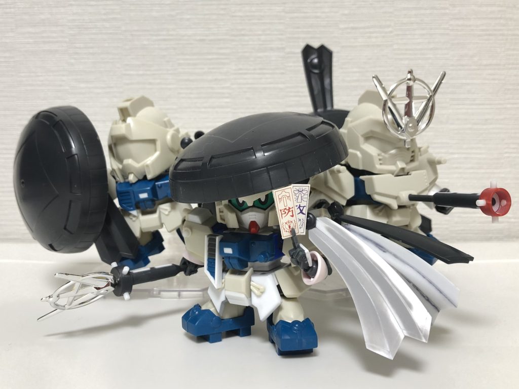 製作途中腕部は貂蝉キュベレイを加工しました