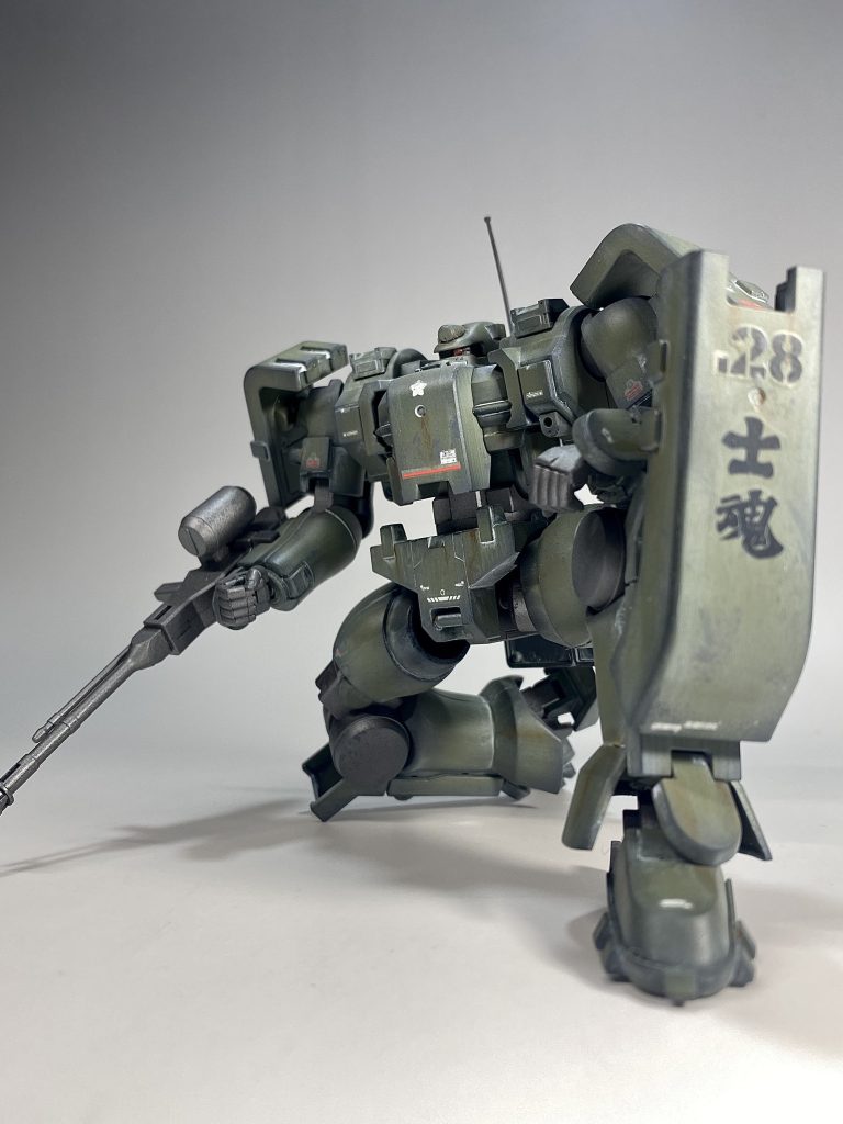 「士魂」と胸の桜のマーキングはお気に入りです。