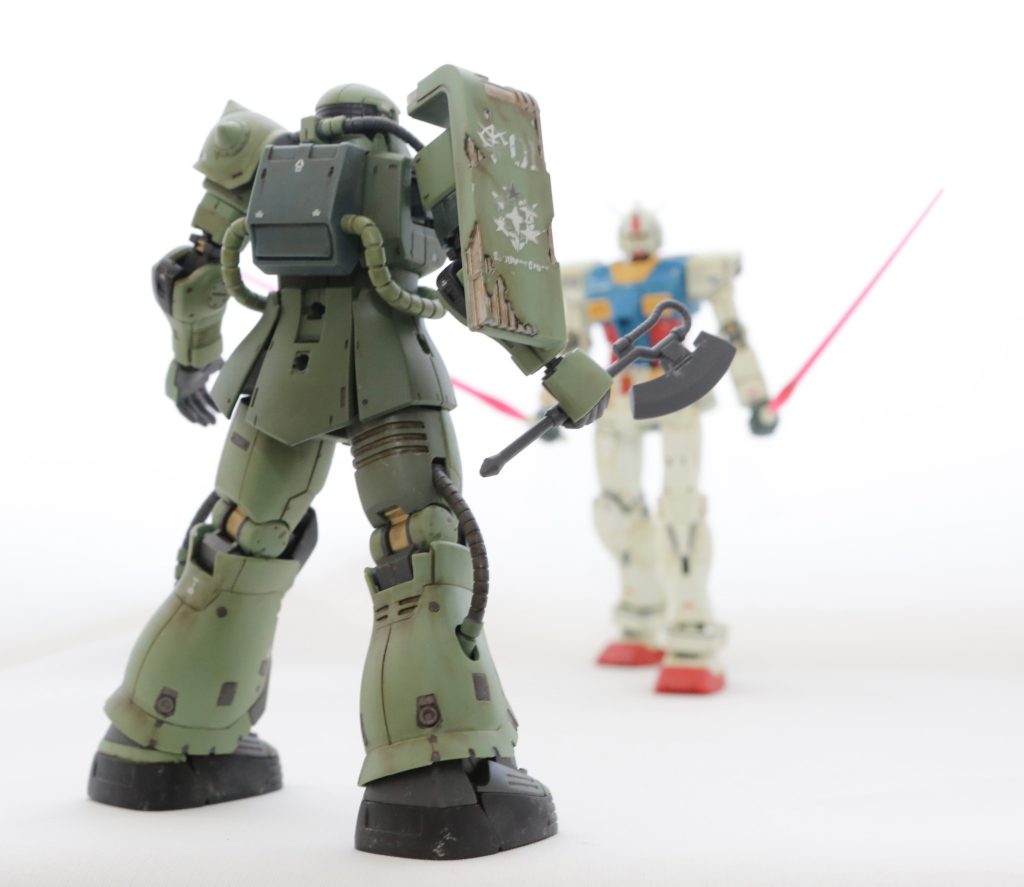 ドアン版ガンダムと。二刀流のガンダム、怖っ!