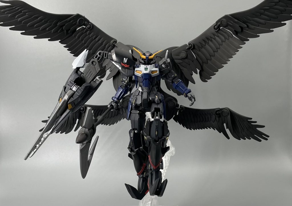 黒い羽、大きい鎌、禍々しいつま先・・私の趣味全開ですww