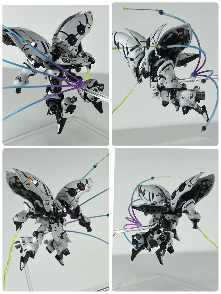 合わせ目消しや面出しディティールアップにデカール、ぱっとみ見えない所も作り込みました。